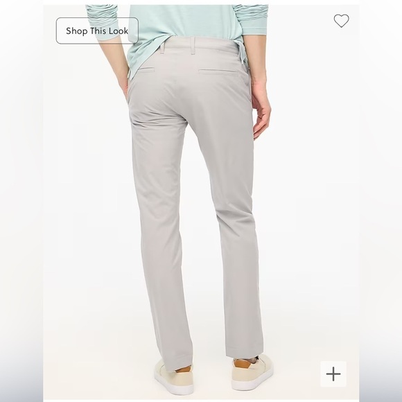 J crew Slim-fit tech pant Scarborough Grey 30 x 32 - Picture 4 of 7